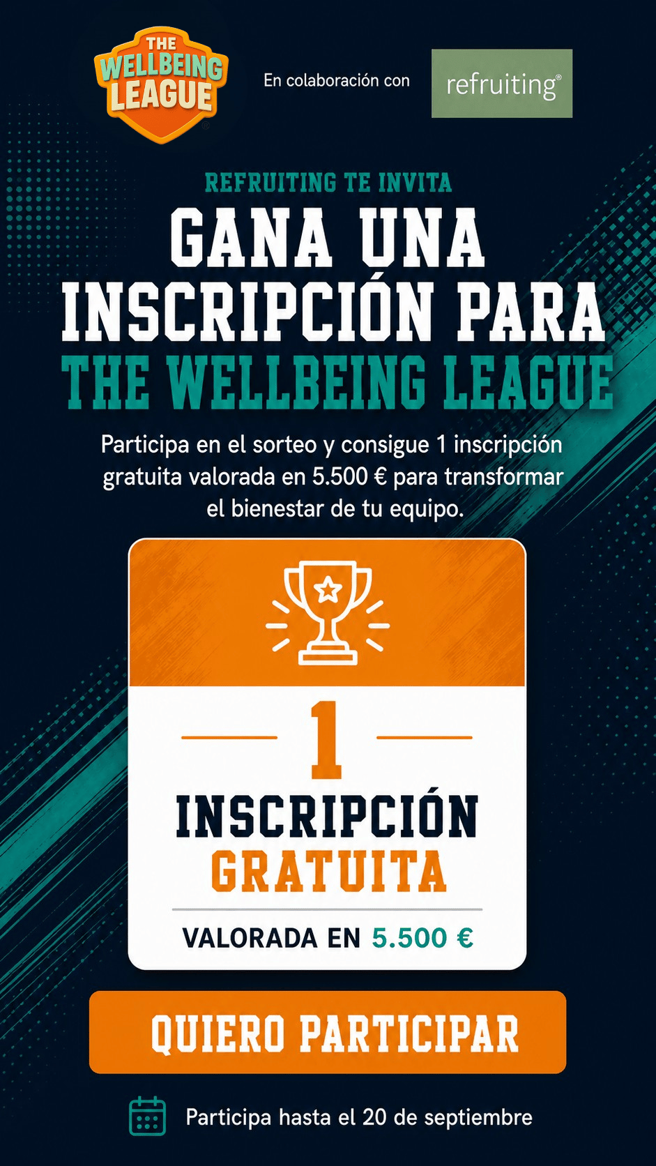refruiting y the wellbeing league just wellness